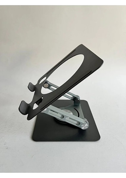 360 Derece Dönebilir Yükseltme Özellikli Sert Metal Soğutma Tasarımlı Tablet Tutucu Stand fırsatları