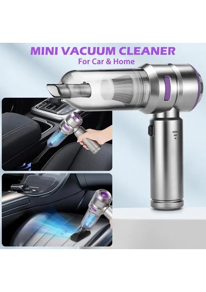 Araç Süpürgesi Kablosuz El Süpürgesi – 16000 Pa Fırçasız Motor (5250)