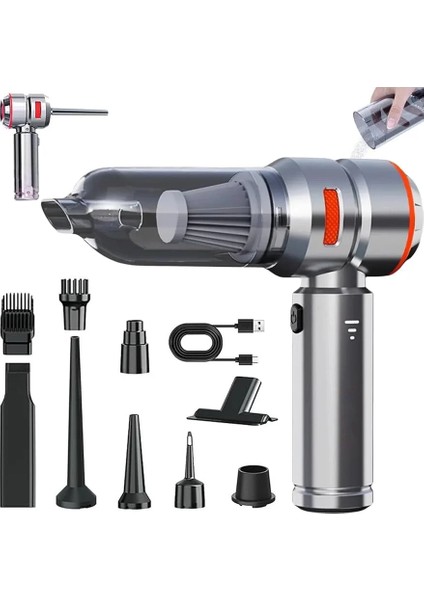 Araç Süpürgesi Kablosuz El Süpürgesi – 16000 Pa Fırçasız Motor (5250) indirimleri