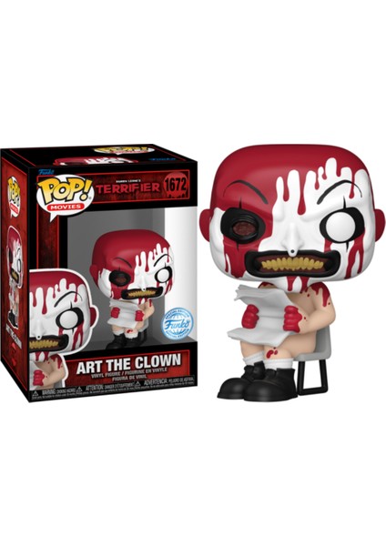 Terrifier – Art The Clown With Newspaper Pop! #1672 (Scare Fair Exclusive)
