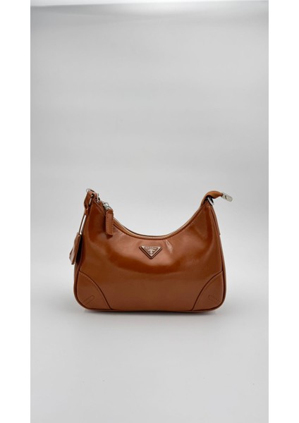 Kahve Mini Cüzdan Detaylı Omuz Çantası Orijinal Levid'or Premium