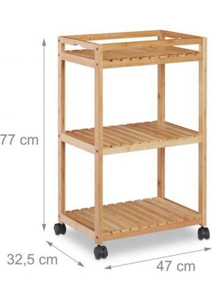 Ahşap Tekerlekli Servis Arabası, Masa ve Çiçeklik Için Şık ve Kullanışlı Tasarım modelleri