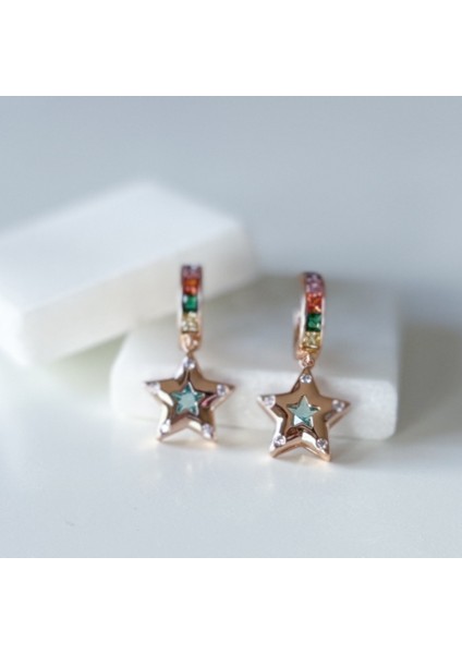 Çelik Taşlı Yıldız Küpe fiyatları