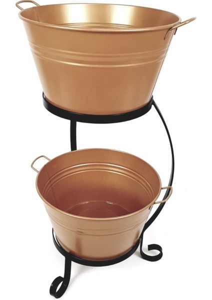 Çok Amaçlı 2 Katlı Metal Içecek Standı, Şık ve Dayanıklı Tasarım modelleri