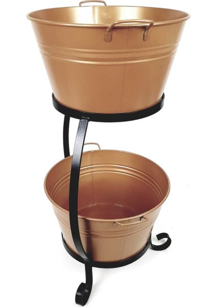 Çok Amaçlı 2 Katlı Metal Içecek Standı, Şık ve Dayanıklı Tasarım fırsatları