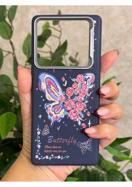 Infinix Note 40 Pro Kılıf Desenli Kamera Koruma Çıkıntılı Soft Tasarım Elde Kaymayan Kapak