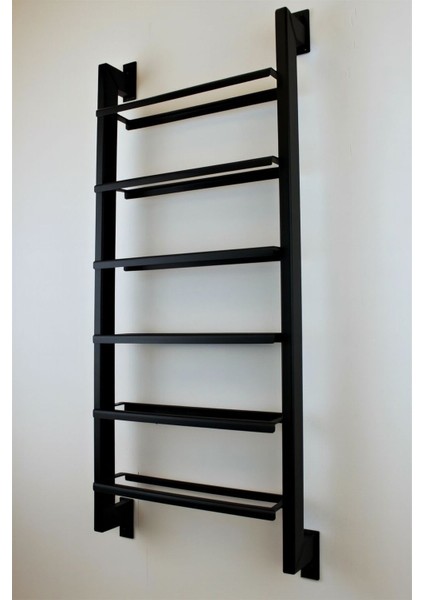 Altı Katlı Metal Şarap Rafı, Duvara Monte Şaraplık, Şarap Düzeni ve Dekorasyon Için fiyatları