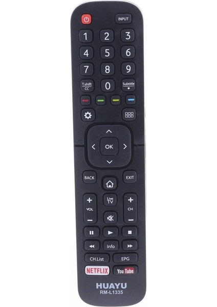 Turuncu Huayu RM-L1335 Evrensel Kumanda Netflix ve Youtube Uyumlu