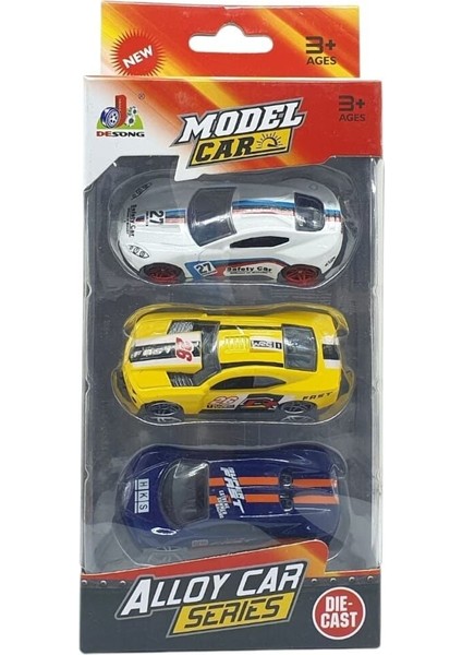 3'lü Araba Yarış Seti - Die Cast - DS045 fırsatları