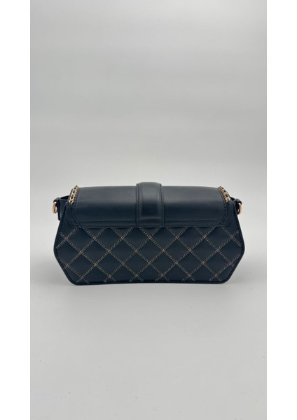 Siyah Yuvarlak Toka Detay Omuz Çantası Orijinal Levid'or Premium modelleri