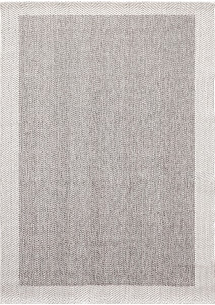 Doğal Görünümlü, Kolay Temizlenen Hasır Desen Gri-Beyaz Sisal Makine Halısı – Salon, Mutfak, Koridor Kullanımı Için – Ssl-04 Ssl-04