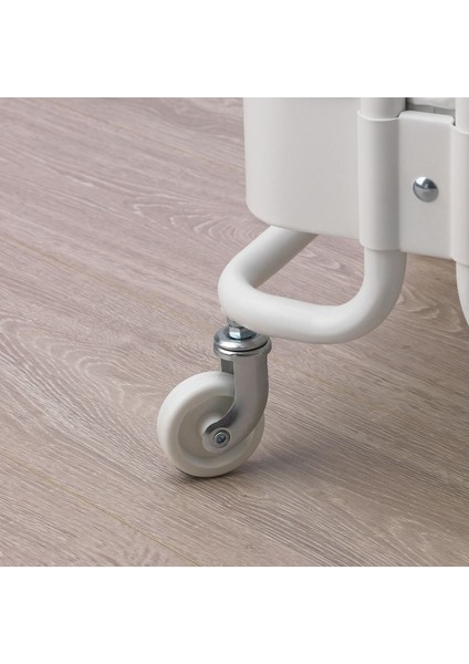 Beyaz Servis Arabası 38X28X65 Cm, Şık ve Pratik Kullanım Için Uygun modelleri