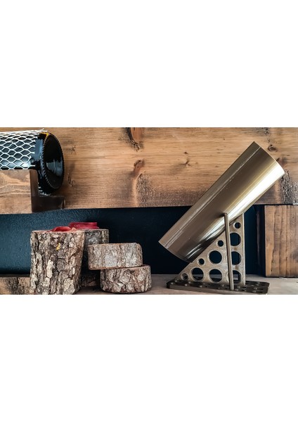 Bronz Renkli Şaraplık, Şık ve Zarif Tasarım, Dekoratif Ürün fiyatları