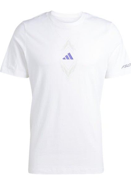 Erkek Beyaz T-Shirt F50 Sıgn G T JM8943