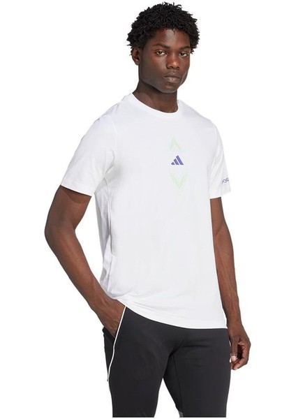 Erkek Beyaz T-Shirt F50 Sıgn G T JM8943 fırsatları