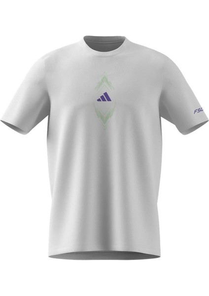 Erkek Beyaz T-Shirt F50 Sıgn G T JM8943