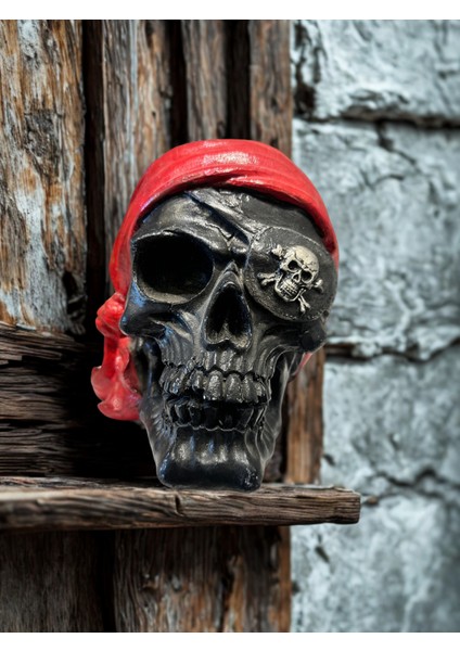 Şık ve Modern Polyester Kurukafa Tasarımı Dekoratif Obje