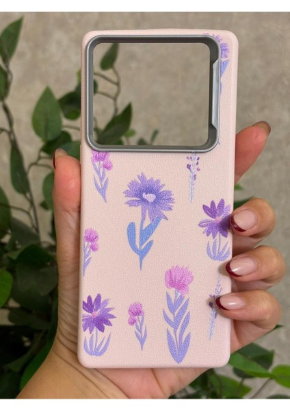 Infinix Note 40 Pro Kılıf Desenli Kamera Koruma Çıkıntılı Soft Tasarım Elde Kaymayan Kapak