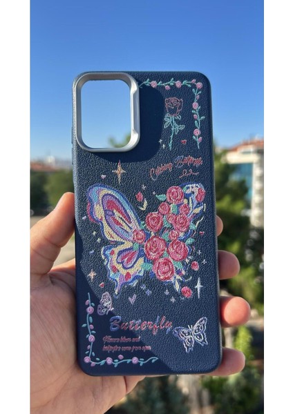 Xiaomi Redmi Note 8 Pro Kılıf Desenli Kamera Koruma Çıkıntılı Soft Tasarım Elde Kaymayan Kapak