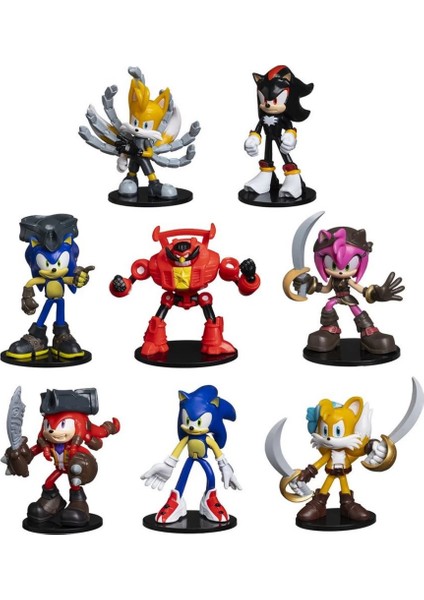 Sonic Prime 8'li Deluxe Aksiyon Figür Seti Seri 2