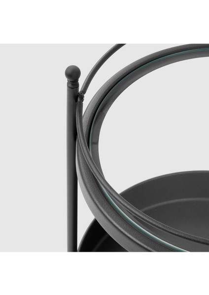 Siyah Banyo Servisi Arabası, 55X35 Cm, Şık ve Kullanışlı Tasarım fırsatları