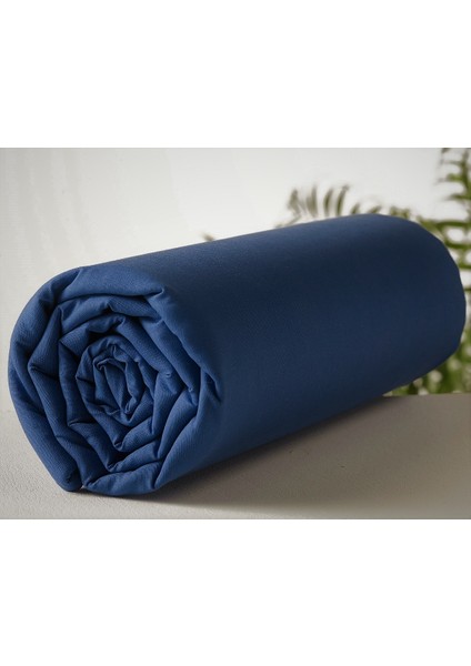 %100 Pamuklu Lacivert 160X200+2*(50X70) Çift Kişilik Lastikli Çarşaf ve Yastık Kılıfı Seti fiyatları