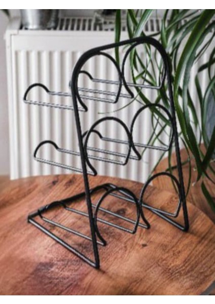 6 Raflı Metal Şaraplık, Şık ve Fonksiyonel Saklama Çözümü fırsatları