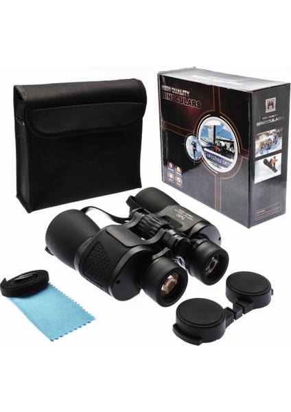 Nico 7X50 Yüksek Kaliteli Büyük Göz Mercekli Profesyonel Dürbün- 1000M/56M