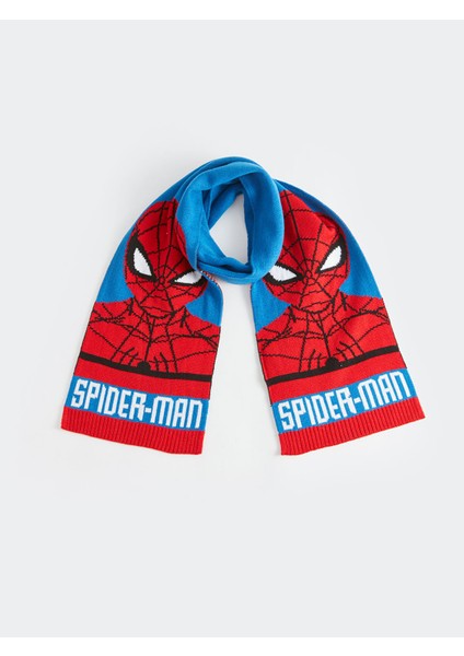 Yeni Sezon Spider-Man Baskılı Erkek Çocuk Atkı