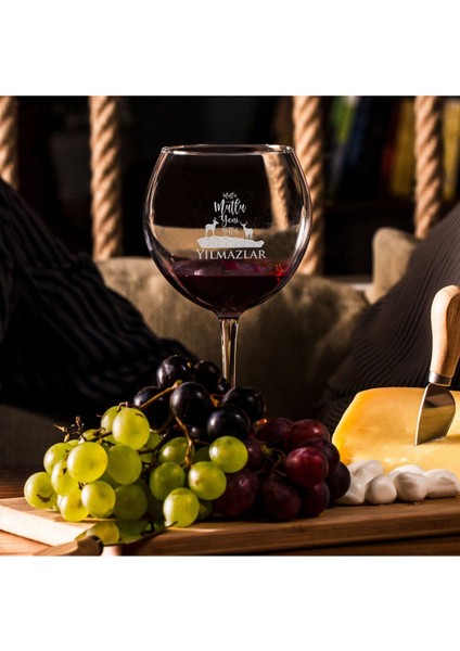 Aileye Özel Yeni Yıl Kutlaması Şarap Kadehi Seti, Şık ve Özel Tasarım modelleri