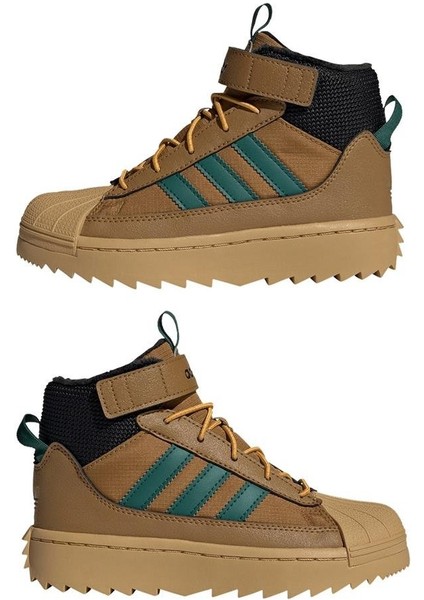 Çocuk Kahverengi Bot Superstar Wınter Trek C JQ0343