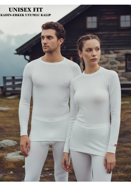 Arctic Uzun Kol Yuvarlak Yaka 2. Seviye Unisex Termal Içlik "outdoor Kayak ve Günlük Kış Kullanımı Için"