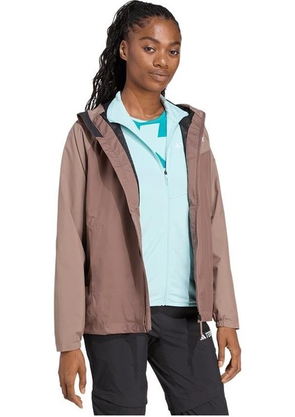 Kadın Kahverengi Ceket W MT 2L RAIN JK JN0857