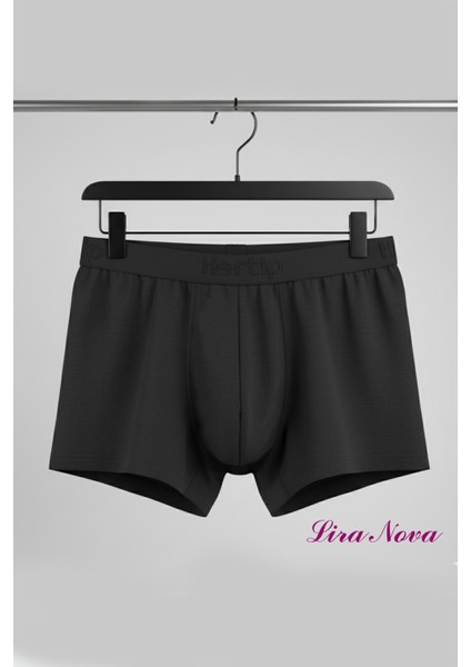 Siyah Soft Elastan Boxer %90 Coton %10 Elestane 10'lu Paket fiyatları
