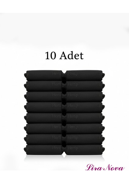 Siyah Soft Elastan Boxer %90 Coton %10 Elestane 10'lu Paket fırsatları