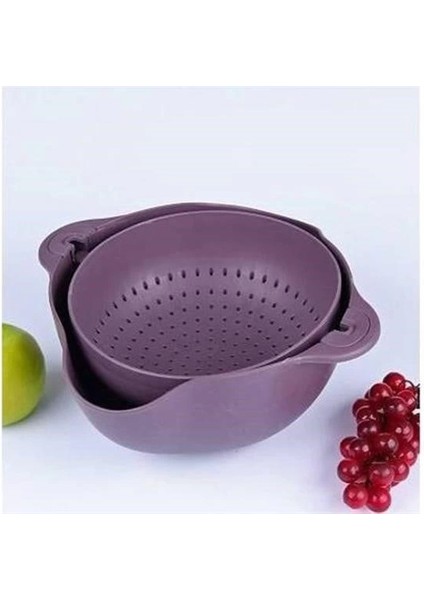 Çok Amaçlı 360 Derece Dönebilir Pratik Hazneli Mutfak Süzgeç Elek modelleri