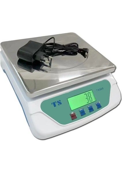 TS-500 Dijital Terazi - LCD Ekran, Dara Alma, Sayım Fonksiyonlu, Yüksek Hassasiyetli Tartım Cihazı modelleri