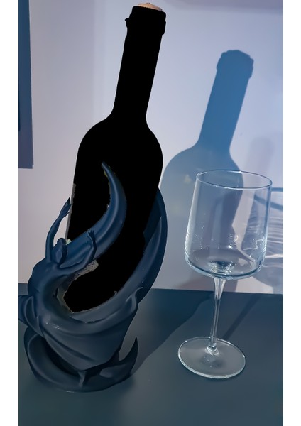 Şaraplık Siyah, Zarif ve Şık Dekoratif Aksesuar, Estetik Tasarım fiyatları