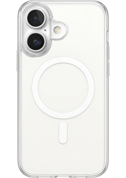 iPhone 17 Kılıf Magneticsafe Şeffaf Silikon - Şeffaf