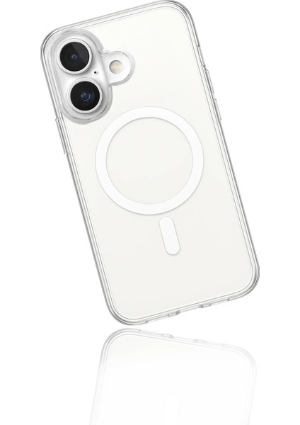 iPhone 17 Kılıf Magneticsafe Şeffaf Silikon - Şeffaf modelleri