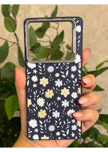 Infinix Note 40 Pro Kılıf Desenli Kamera Koruma Çıkıntılı Soft Tasarım Elde Kaymayan Kapak