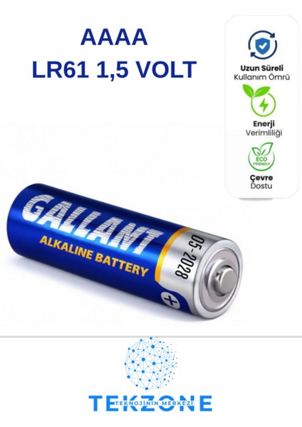 Alkalin Aaaa 2'li Pil 1.5V Tablet Çizim Kalem Pili 4 A