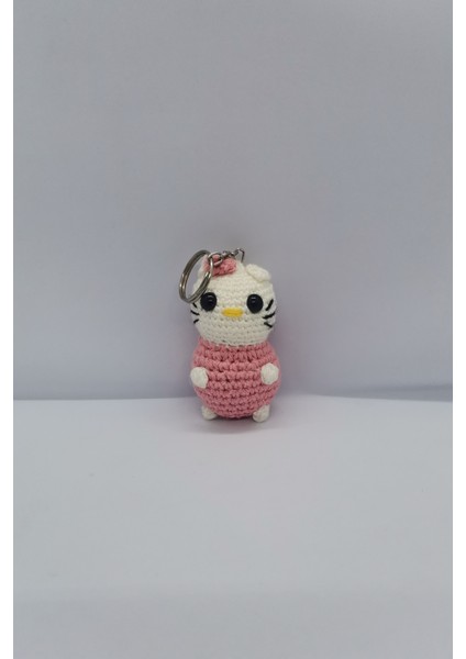 Amigurumi Hello Kitty Anahtarlık