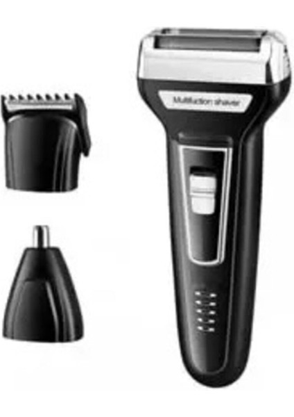 Şarjlı Çok Fonksiyonlu Saç ve Sakal Bakım Seti, Siyah, 3 Başlıkli fırsatları