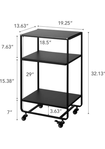 3 Katlı Servis Arabası, Çok Fonksiyonlu ve Şık Tasarım, Pratik Kullanım fırsatları
