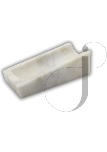 Beyaz Mermer Stand, Şık ve Dayanıklı Masa Düzeni Için Ideal Seçenektir.