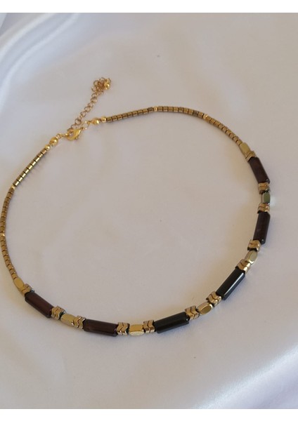 Asaletin Dokunuşu Akik ve Hematit Kolye fiyatları