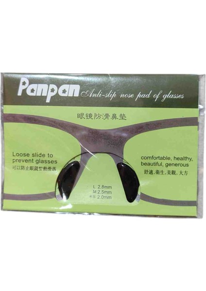 Siyah Kaymaz Silikon Burun Pedi Panpan