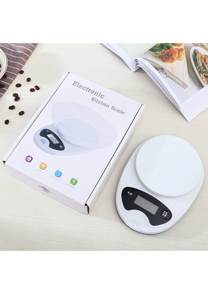 Hazneli Mutfak Terazisi SH-136 - 5 kg Hassas Dijital Tartı fiyatları