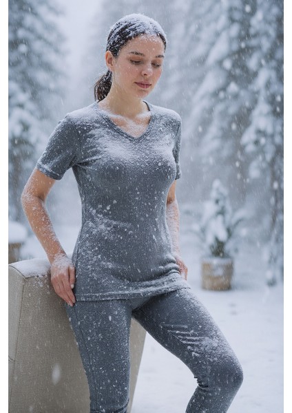 Arctic Kısa Kol V Yaka Unisex Termal Içlik "kayak Outdoor ve Günlük Kış Kullanımı Için" fiyatları